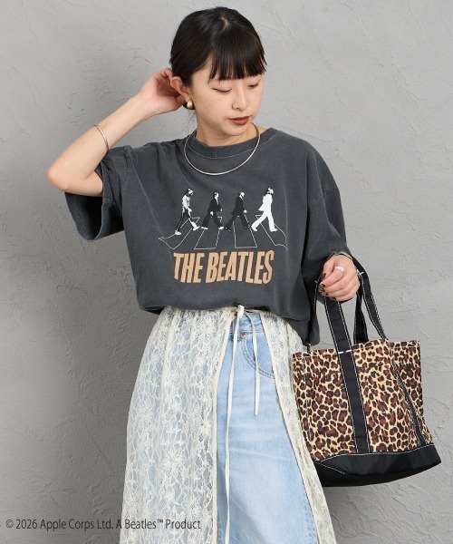 GOOD ROCK SPEED（グッドロックスピード）の「[GOOD ROCK SPEED/グッドロックスピード] 別注 THE BEATLES ロックプリントTシャツ(Abbey Road)【追加】（Tシャツ/カットソー・レディース・チャコールグレー・M/L/XL）」の13枚目の写真