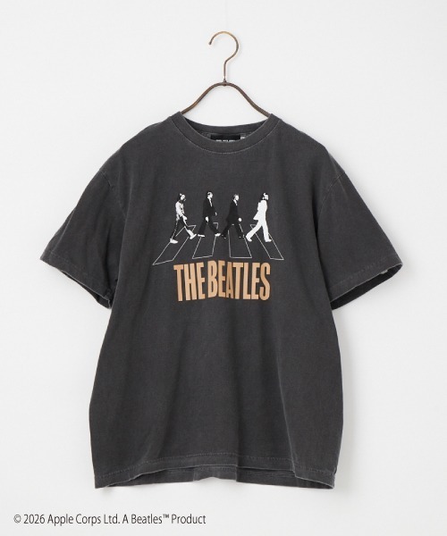 GOOD ROCK SPEED（グッドロックスピード）の「[GOOD ROCK SPEED/グッドロックスピード] 別注 THE BEATLES ロックプリントTシャツ(Abbey Road)【追加】（Tシャツ/カットソー・レディース・チャコールグレー・M/L/XL）」の2枚目の写真