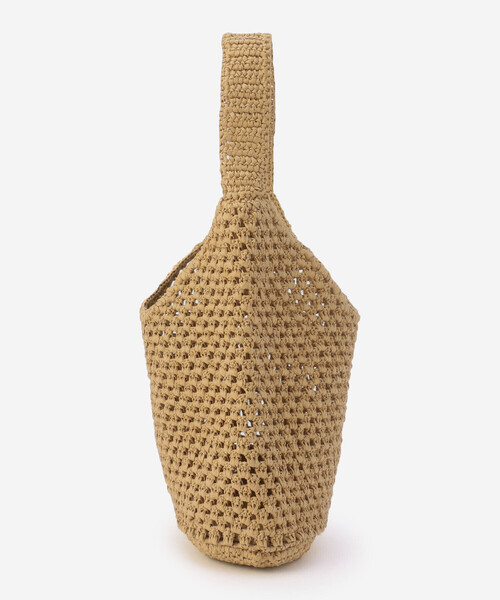 Bshop（ビショップ）の「INDIA INDUSTRY | ペーパーラフィア ショルダーバッグ WOMEN（ショルダーバッグ・レディース・ブラック/Nat・-）」の13枚目の写真