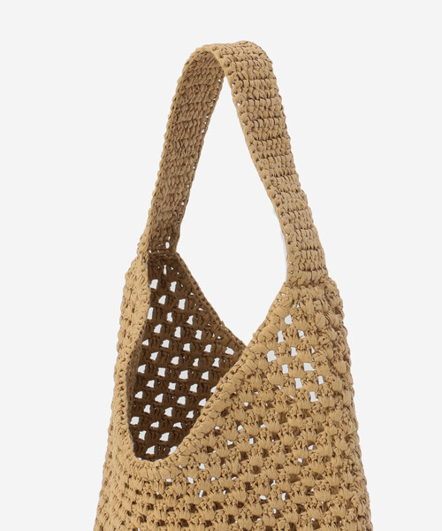 Bshop（ビショップ）の「INDIA INDUSTRY | ペーパーラフィア ショルダーバッグ WOMEN（ショルダーバッグ・レディース・ブラック/Nat・-）」の14枚目の写真