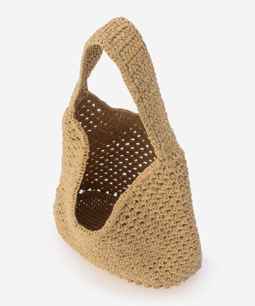 Bshop（ビショップ）の「INDIA INDUSTRY | ペーパーラフィア ショルダーバッグ WOMEN（ショルダーバッグ・レディース・ブラック/Nat・-）」の15枚目の写真