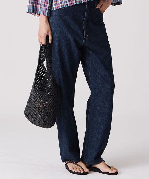 Bshop（ビショップ）の「INDIA INDUSTRY | ペーパーラフィア ショルダーバッグ WOMEN（ショルダーバッグ・レディース・ブラック/Nat・-）」の9枚目の写真