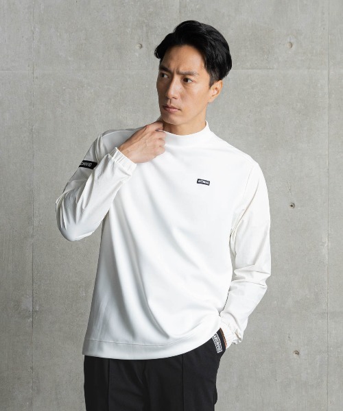 ゴルフ archivio 人気完売商品 アルチビオ モックネックスウェットトップス