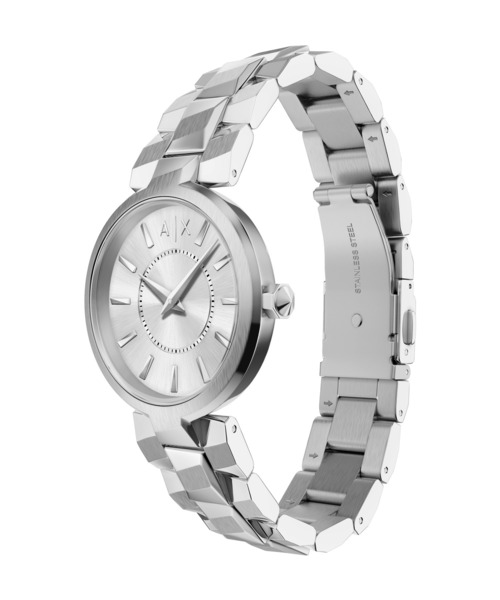 ARMANI EXCHANGE（アルマーニエクスチェンジ）の「アルマーニ・エクスチェンジ 腕時計 レディース アナログ ステンレス AX4405（アナログ腕時計・レディース・シルバー・FREE）」の5枚目の写真