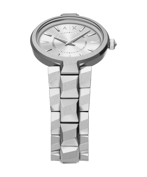 ARMANI EXCHANGE（アルマーニエクスチェンジ）の「アルマーニ・エクスチェンジ 腕時計 レディース アナログ ステンレス AX4405（アナログ腕時計・レディース・シルバー・FREE）」の4枚目の写真