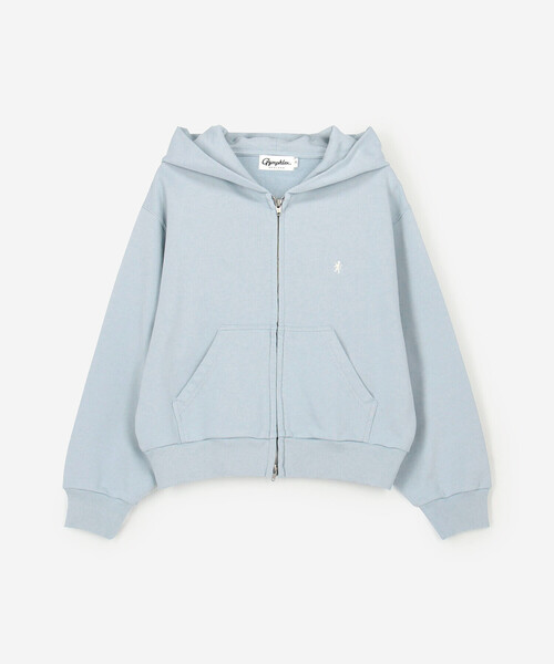 GYMPHLEX（ジムフレックス）の「Gymphlex | フレンチテリー ジップパーカー WOMEN（パーカー・レディース・ライトブルー/ライトグレー・14）」の2枚目の写真