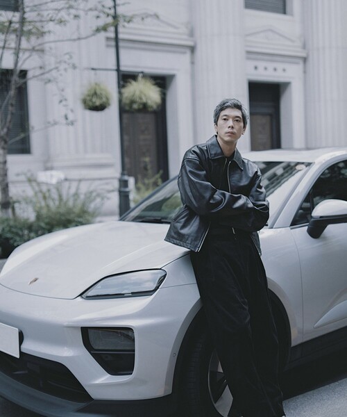 ADAM ET ROPE'（アダムエロペ）の「ホースハイド レザーライダースブルゾン（ライダースジャケット・メンズ・ブラック・L/M）」の3枚目の写真