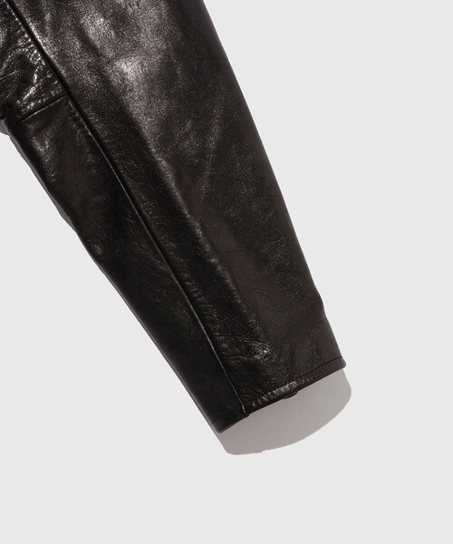 ADAM ET ROPE'（アダムエロペ）の「ホースハイド レザーライダースブルゾン（ライダースジャケット・メンズ・ブラック・L/M）」の10枚目の写真