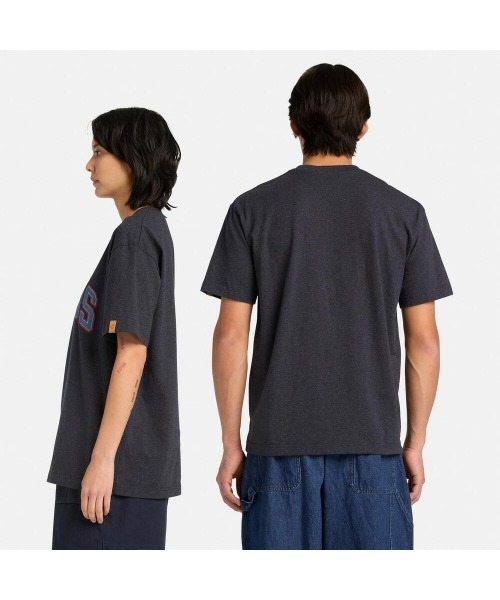 Timberland(ティンバーランド)の「半袖 TIMBS Tシャツ ユニセックス(Tシャツ/カットソー・メンズ・ネイビー・LARGE/MEDIUM/X-LARGE/XX-LARGE)」の3枚目の写真