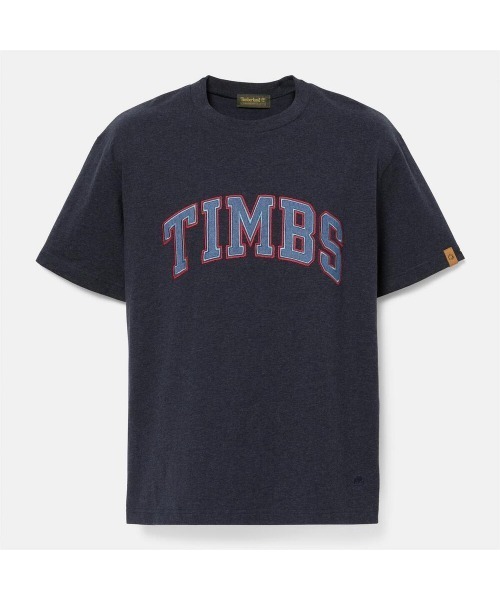 Timberland(ティンバーランド)の「半袖 TIMBS Tシャツ ユニセックス(Tシャツ/カットソー・メンズ・ネイビー・LARGE/MEDIUM/X-LARGE/XX-LARGE)」の4枚目の写真