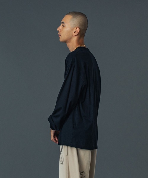 XLARGE(エクストララージ)の「SUPURER L/S TEE(Tシャツ/カットソー・メンズ・ブラック/ホワイト/ピンク・S/M/L/XL)」の5枚目の写真