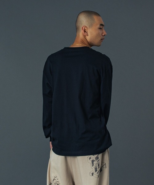 XLARGE(エクストララージ)の「SUPURER L/S TEE(Tシャツ/カットソー・メンズ・ブラック/ホワイト/ピンク・S/M/L/XL)」の6枚目の写真