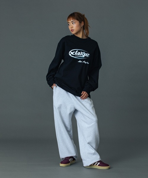 XLARGE(エクストララージ)の「SUPURER L/S TEE(Tシャツ/カットソー・メンズ・ブラック/ホワイト/ピンク・S/M/L/XL)」の8枚目の写真