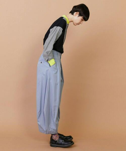 FRAPBOIS（フラボア）の「ウォークパンツ3（その他パンツ・レディース・ブルー/ライトグレー/ブラック・0/1）」の11枚目の写真