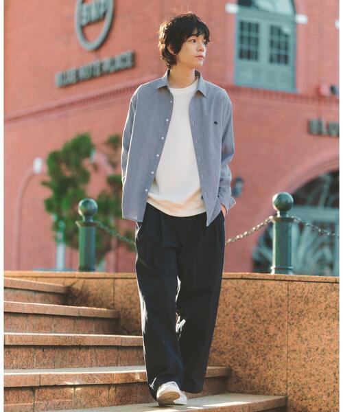 THE SHOP TK （ザ ショップ ティーケー ）の「【POLO BCS 別注】ワイドチノ イージーパンツ（その他パンツ・メンズ・ネイビー/ベージュ・04/02/03）」の6枚目の写真