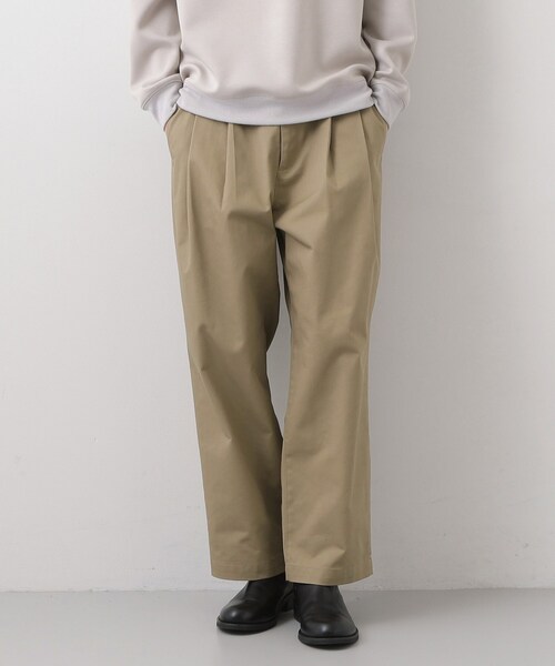 THE SHOP TK （ザ ショップ ティーケー ）の「【POLO BCS 別注】ワイドチノ イージーパンツ（その他パンツ・メンズ・ネイビー/ベージュ・04/02/03）」の7枚目の写真