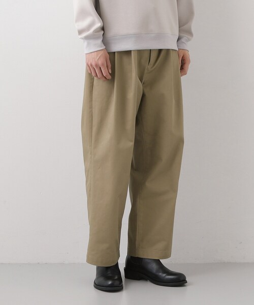 THE SHOP TK （ザ ショップ ティーケー ）の「【POLO BCS 別注】ワイドチノ イージーパンツ（その他パンツ・メンズ・ネイビー/ベージュ・04/02/03）」の8枚目の写真
