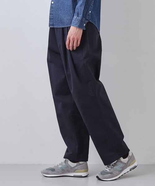 THE SHOP TK （ザ ショップ ティーケー ）の「【POLO BCS 別注】ワイドチノ イージーパンツ（その他パンツ・メンズ・ネイビー/ベージュ・04/02/03）」の13枚目の写真