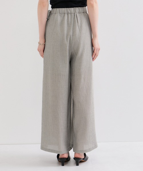 le cercle ADAM ET ROPE'（ルセルクルアダムエロペ）の「楊柳ラップリボンパンツ（その他パンツ・レディース・グレー系その他/ブラック・FREE）」の9枚目の写真