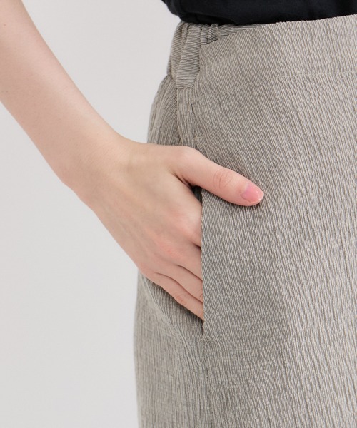 le cercle ADAM ET ROPE'（ルセルクルアダムエロペ）の「楊柳ラップリボンパンツ（その他パンツ・レディース・グレー系その他/ブラック・FREE）」の14枚目の写真