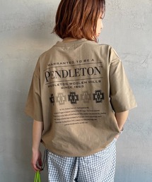 PENDLETON(�y���h���g��)��[PENDLETON/�y���h���g��] �h���[�R�[�h�t�� �q�X�g���[���S �o�b�N�v�����gT�V���c(T�V���c/�J�b�g�\�[)