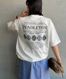 PENDLETON | 【WEB先行予約】[PENDLETON/ペンドルトン] ドローコード付き ヒストリーロゴ バックプリントTシャツ(Tシャツ/カットソー)