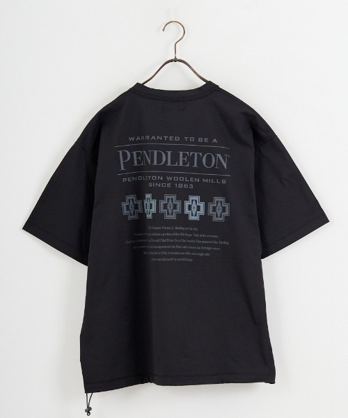 PENDLETON（ペンドルトン）の「【WEB先行予約】[PENDLETON/ペンドルトン] ドローコード付き ヒストリーロゴ バックプリントTシャツ（Tシャツ/カットソー・レディース・ホワイト/ベージュ/ブラック・XL/L/M/S）」の12枚目の写真