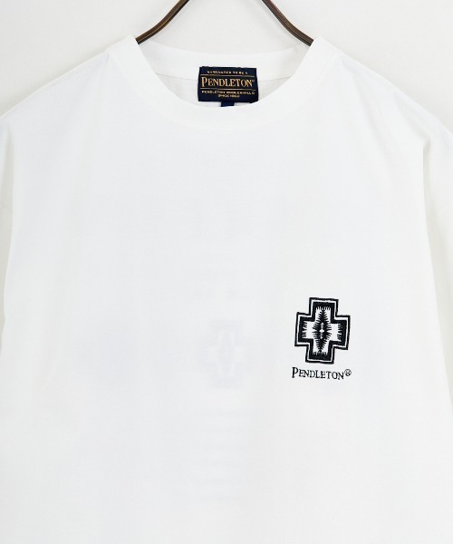 PENDLETON（ペンドルトン）の「【WEB先行予約】[PENDLETON/ペンドルトン] ドローコード付き ヒストリーロゴ バックプリントTシャツ（Tシャツ/カットソー・レディース・ホワイト/ベージュ/ブラック・XL/L/M/S）」の18枚目の写真