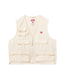 A BATHING APE | SILICON BADGE MULTI-POCKETS VEST(ミリタリージャケット)