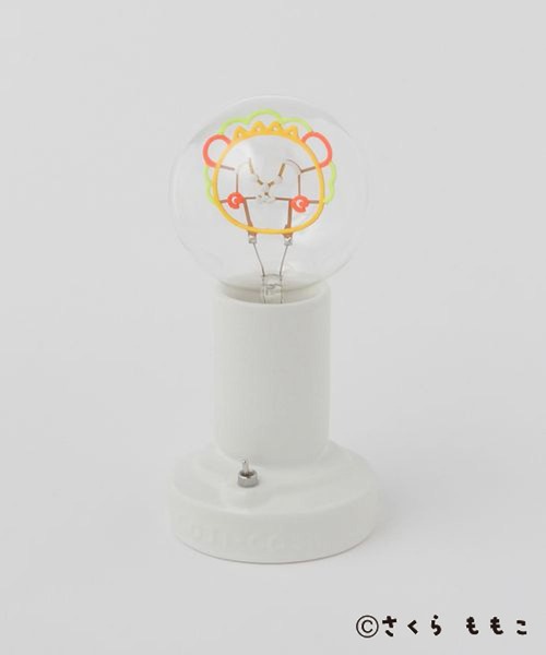 studio CLIP（スタディオクリップ）の「電球ネオンライト [COJI‐COJIコラボ2026]（照明・レディース・その他1・FREE）」の2枚目の写真