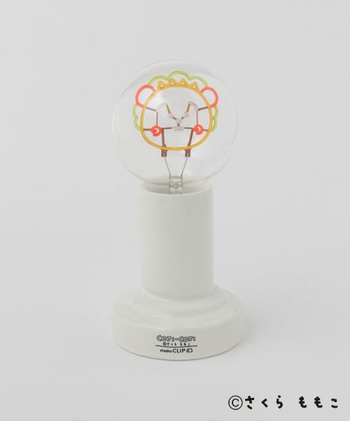 studio CLIP（スタディオクリップ）の「電球ネオンライト [COJI‐COJIコラボ2026]（照明・レディース・その他1・FREE）」の4枚目の写真