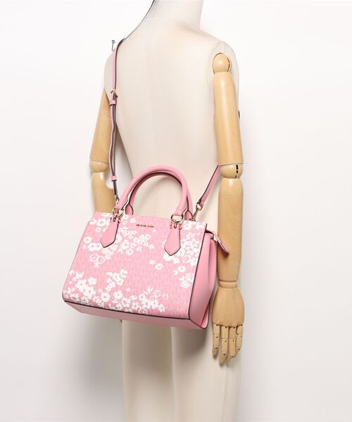 MICHAEL KORS(マイケルコース)の「MARILYN サッチェル スモール - MKシグネチャー(ハンドバッグ・レディース・ピンク系・FREE)」の5枚目の写真