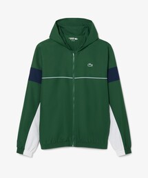 LACOSTE | h撥水 カラーブロック フーデッドトラックジャケット(ナイロンジャケット)