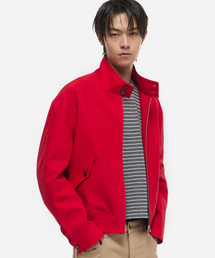 DNSR（ディーエヌエスアール）の「クロップヘリンボンジャケットレッド（MA-1）」