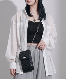 【ZOZO限定】やや透け感長袖シアーシャツ