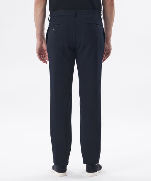 EPOCA UOMO(エポカウォモ)の「【セットアップ対応】*Safari5月号掲載*ランダムストライプパンツ(その他パンツ・メンズ・ブラック/ダークネイビー・48/46)」の7枚目の写真