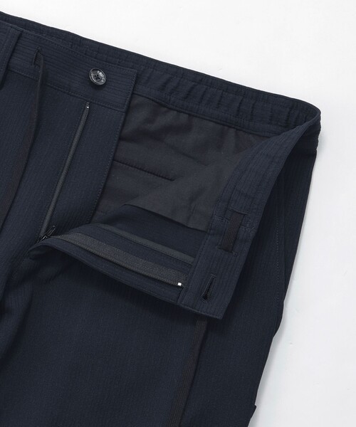 EPOCA UOMO(エポカウォモ)の「【セットアップ対応】*Safari5月号掲載*ランダムストライプパンツ(その他パンツ・メンズ・ブラック/ダークネイビー・48/46)」の9枚目の写真