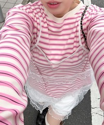 Alley Tokyo | ボーダーBigロンT(Tシャツ/カットソー)