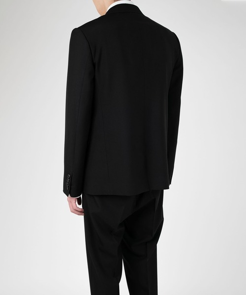 LAD MUSICIAN（ラッドミュージシャン）の「WOOL GABARDINE DOUBLE BREASTED JACKET（テーラードジャケット・メンズ・ブラック・46/42/44）」の4枚目の写真