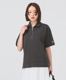 Champion | 【別注】Champion / ハーフ ジップ Tシャツ(Tシャツ/カットソー)