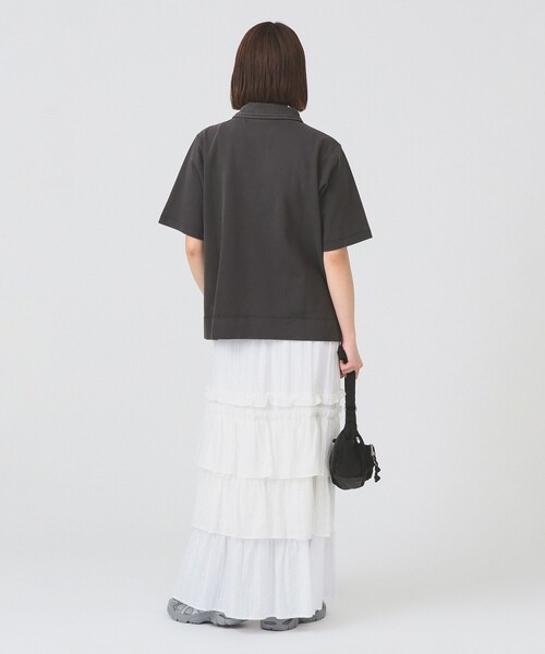 Champion(チャンピオン)の「【別注】Champion / ハーフ ジップ Tシャツ(Tシャツ/カットソー・レディース・ブラック系その他/ライトグレー・MEDIUM)」の9枚目の写真