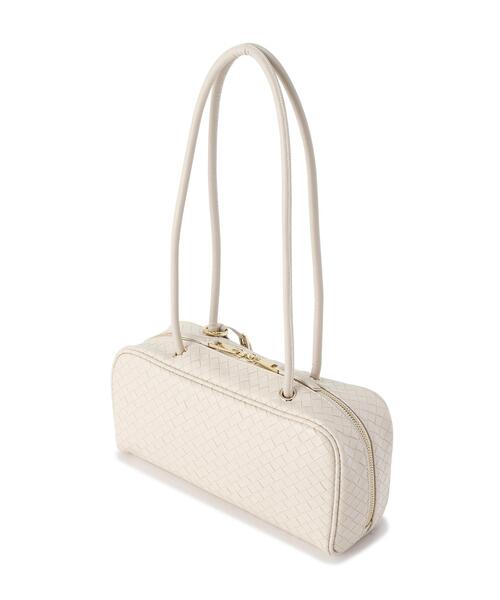 NATURAL BEAUTY BASIC(ナチュラルビューティーベーシック)の「◇メッシュエンボスワイドボストンバッグ(ボストンバッグ・レディース・オレンジ/ブラウン/オフホワイト・フリ-)」の7枚目の写真