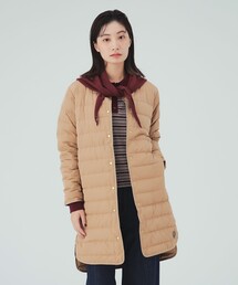 フレンチダウン ロング コート