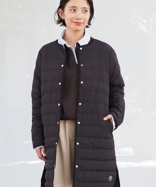 【 BEAMS HEART】フレンチダウン ロングコート ジャケット軽量Ｌサイズ フレンチダウン ロング コート（ダウンジャケット/コート）｜BEAMS