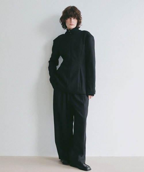 ETRE TOKYO(エトレトウキョウ)の「ダブルフェイスデザインウエストワイドパンツ(その他パンツ・レディース・ブラック/ネイビー・S/M)」の3枚目の写真