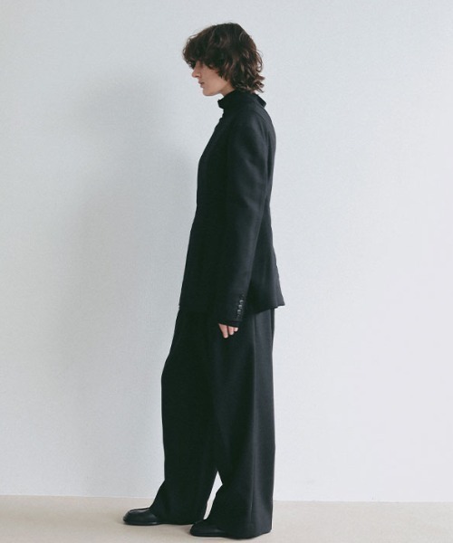 ETRE TOKYO(エトレトウキョウ)の「ダブルフェイスデザインウエストワイドパンツ(その他パンツ・レディース・ブラック/ネイビー・S/M)」の5枚目の写真