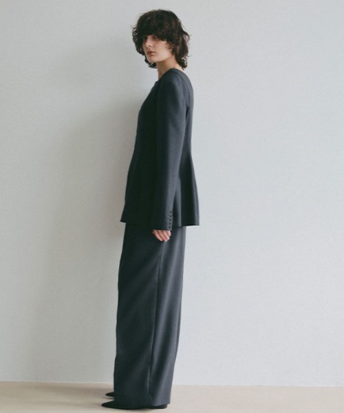 ETRE TOKYO(エトレトウキョウ)の「ダブルフェイスデザインウエストワイドパンツ(その他パンツ・レディース・ブラック/ネイビー・S/M)」の11枚目の写真