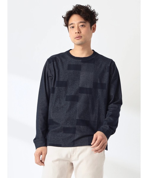 McGREGOR(マックレガー)の「リンクスブロッキングカットソー(Tシャツ/カットソー・メンズ・ネイビー/アイボリー・M/L/XL)」の2枚目の写真