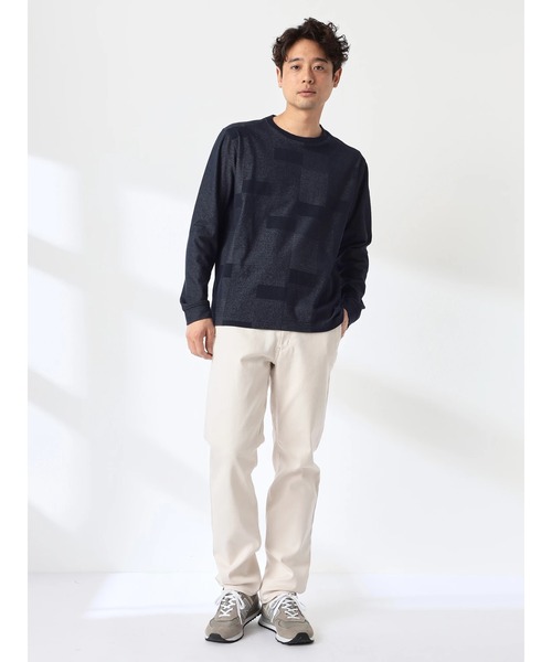 McGREGOR(マックレガー)の「リンクスブロッキングカットソー(Tシャツ/カットソー・メンズ・ネイビー/アイボリー・M/L/XL)」の4枚目の写真