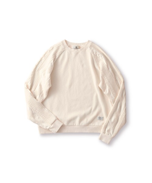 Sunny clouds(サニークラウズ)の「サニークラウズ セーターになりたかったカットソートップス〈メンズ〉(Tシャツ/カットソー・メンズ・ライトイエロー/グリーン/アイボリー・S/M/L)」の16枚目の写真